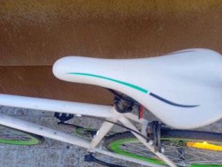 Bicicleta de Carretera y Ciudad Blanca y Verde