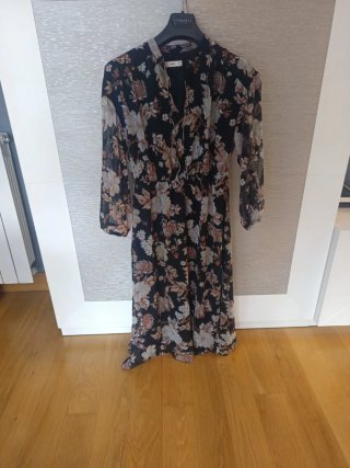 Vestido Midi Mango Estampado Flores