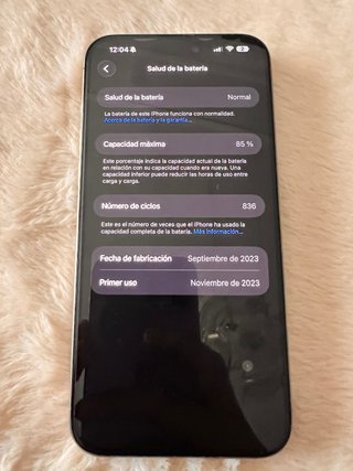 iPhone 15 Pro Max 256 GB Titanio