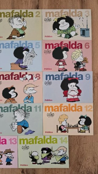 Colección completa comics Mafalda Quino
