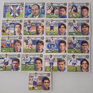 Lote 17 cromos C.D. Tenerife Liga Este 2001-02