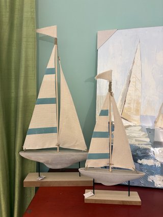 Barche a vela decorative