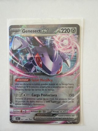 Genesect EX Fulgor Negro Carta Pokémon