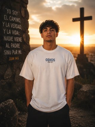 Camiseta DDios Streetwear Negra