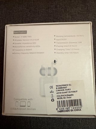 Auriculares Inalámbricos Blancos