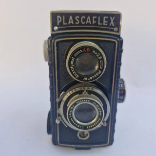 PLASCAFLEX Cámara Analógica Antigua colección TLR.