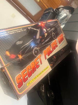 Coche de Juguete Antiguo Secret Police Car