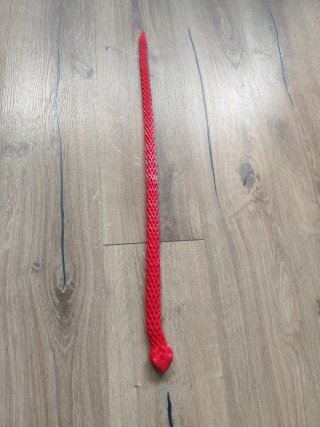 SERPIENTE 75cm 3D ARTICULADA ROJA