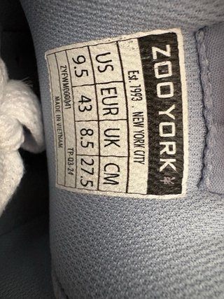 Zapatillas Zoo York Skate Ante Azul/Gris