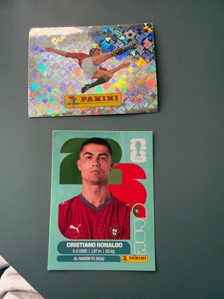 Cromo Cristiano Ronaldo y Panini 00 Mundial 2026