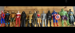 Muñecos Superhéroes Marvel y DC