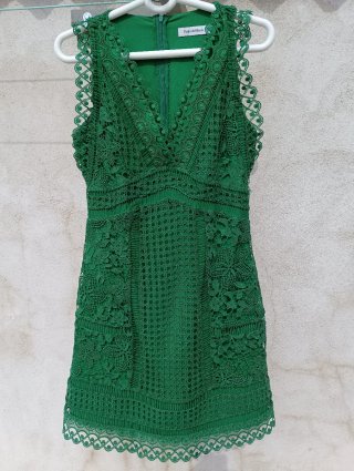 Vestido Pedro del Hierro verde