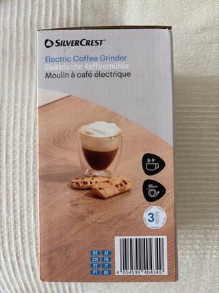 Molinillo de Café Eléctrico Silvercrest