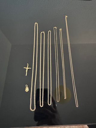 Set de 5 Cadenas de Oro
