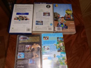 Lote 5 Películas VHS Dibujos Animados