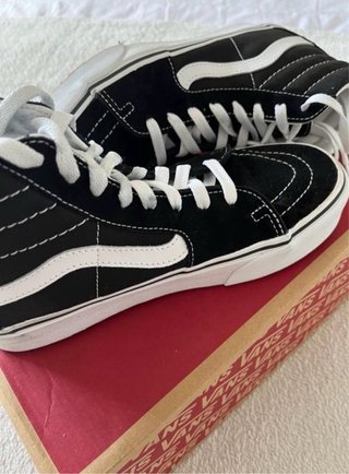 Zapatillas Vans Sk8-Hi Plataforma Negras