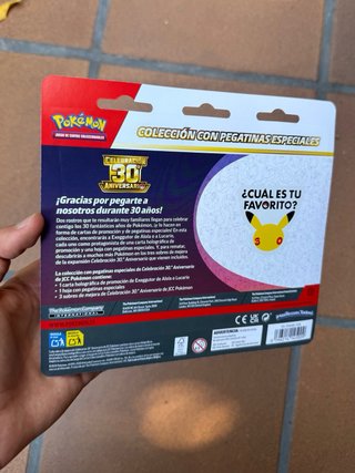 Set 3 Cajas Pokémon 30 Aniversario