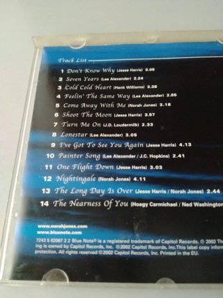 CD NORAH JONES - Come Away With Me
