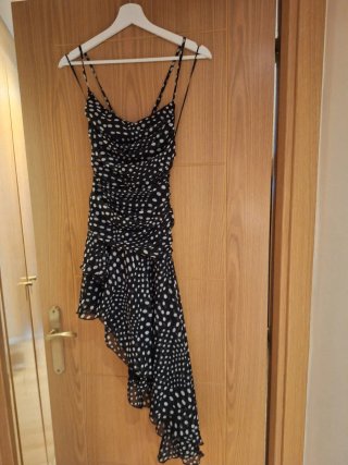 Vestido Zara viral lunares nuevo a etiqueta