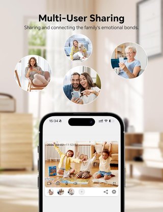 Set de 4 Cámaras WOLFANG 2K WiFi [PRECINTADO]