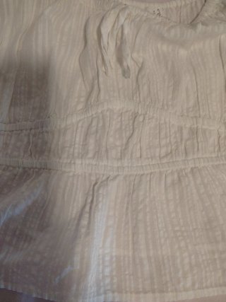 Blusa Mango blanca manga larga