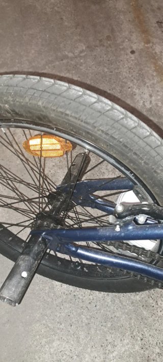 Bicicletta BMX blu