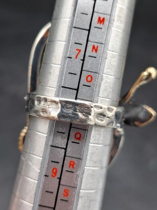 Anillo Artístico de Plata 925 y Piedras naturales