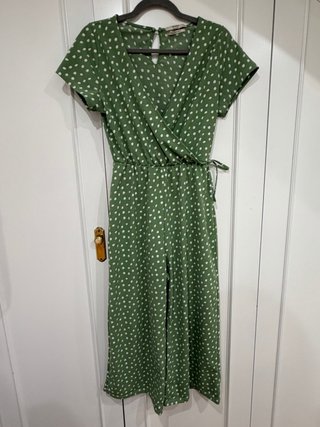 Mono verde lunares Pull&Bear Talla M