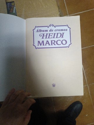Album.cromos años 90 "Heidi y Marcos"