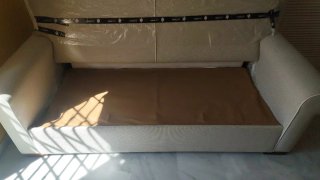 Sofá cama beige
