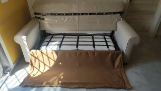 Sofá cama beige