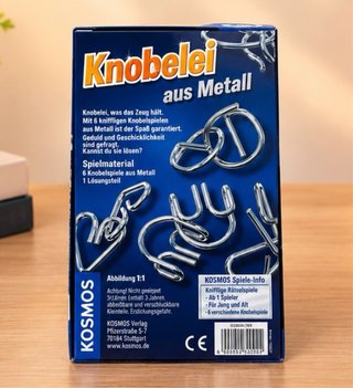 Set de 9 Rompecabezas de Metal