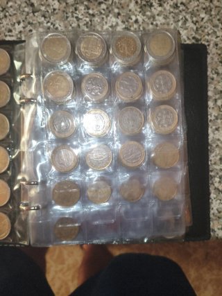 Álbum con Monedas de Colección