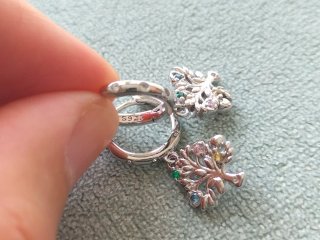 Pendientes Árbol de la Vida plata de ley