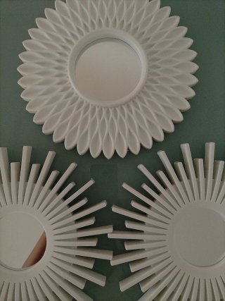 Pack de 3 Espejos Decorativos 25 cm