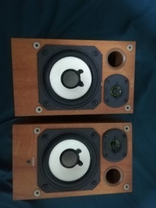 Altavoces activos Sony vintage
