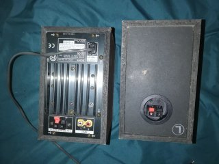 Altavoces activos Sony vintage