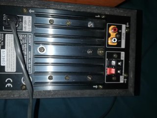 Altavoces activos Sony vintage