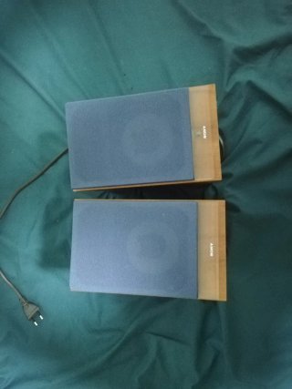 Altavoces activos Sony vintage