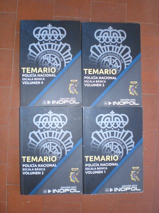 libros temario oposiciones  Policia Nacional
