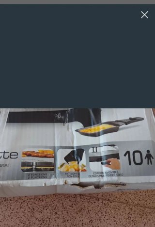Tefal Pierrade & Raclette Inox & Design