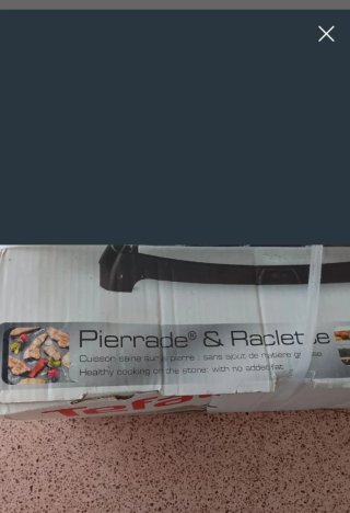 Tefal Pierrade & Raclette Inox & Design