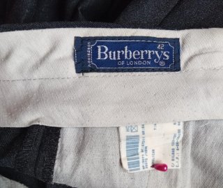 Pantalón Lana Burberry Hombre