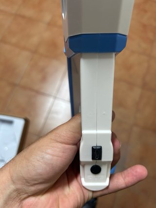 Pistola de balas de agua electrónica azul