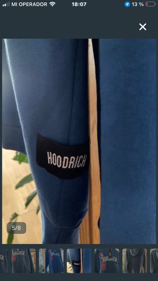 Sudadera Chico Hoodrich Azul