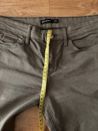 Pantalones Skinny Verdes Stradivarius