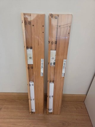 2 Estantes para cuadros MÄLERÄS Bambú 75 cm