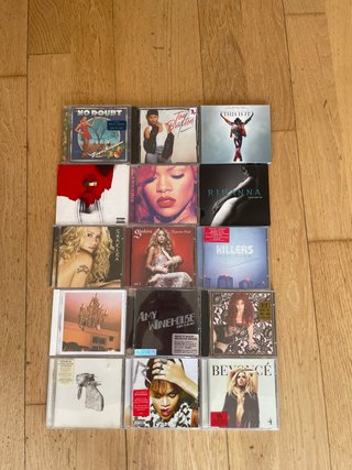 Lote de 15 CDs de Música Pop y Rock