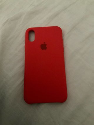 Funda Apple para iPhone XS Roja