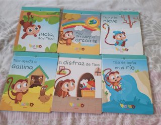 Lote cuentos mono Tico